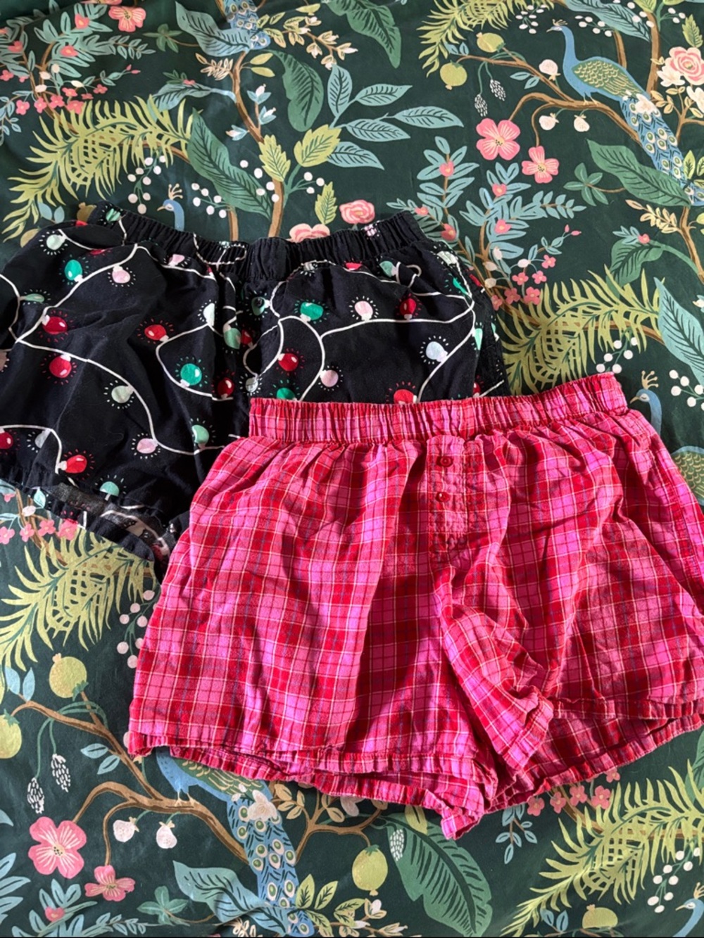 Women's Casual Shorts Set - Black, Pink,